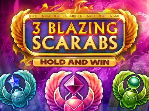 3 Blazing Scarabs Hold and Win game cover